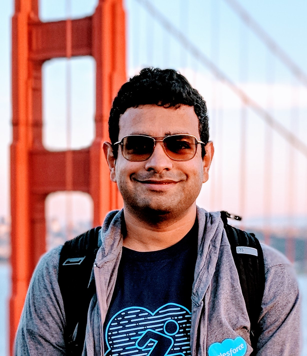 Me(Shrey) at the Golden Gate Bridge in San Francisco.